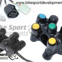 Bike Sport Developments - Yamaha 2015-2019 YZF-R1 / R1M / R1S Left Side Road / Track Button Pod - Plug and Play