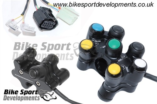 Bike Sport Developments - Yamaha 2015-2019 YZF-R1 / R1M / R1S Left Side Road / Track Button Pod - Plug and Play
