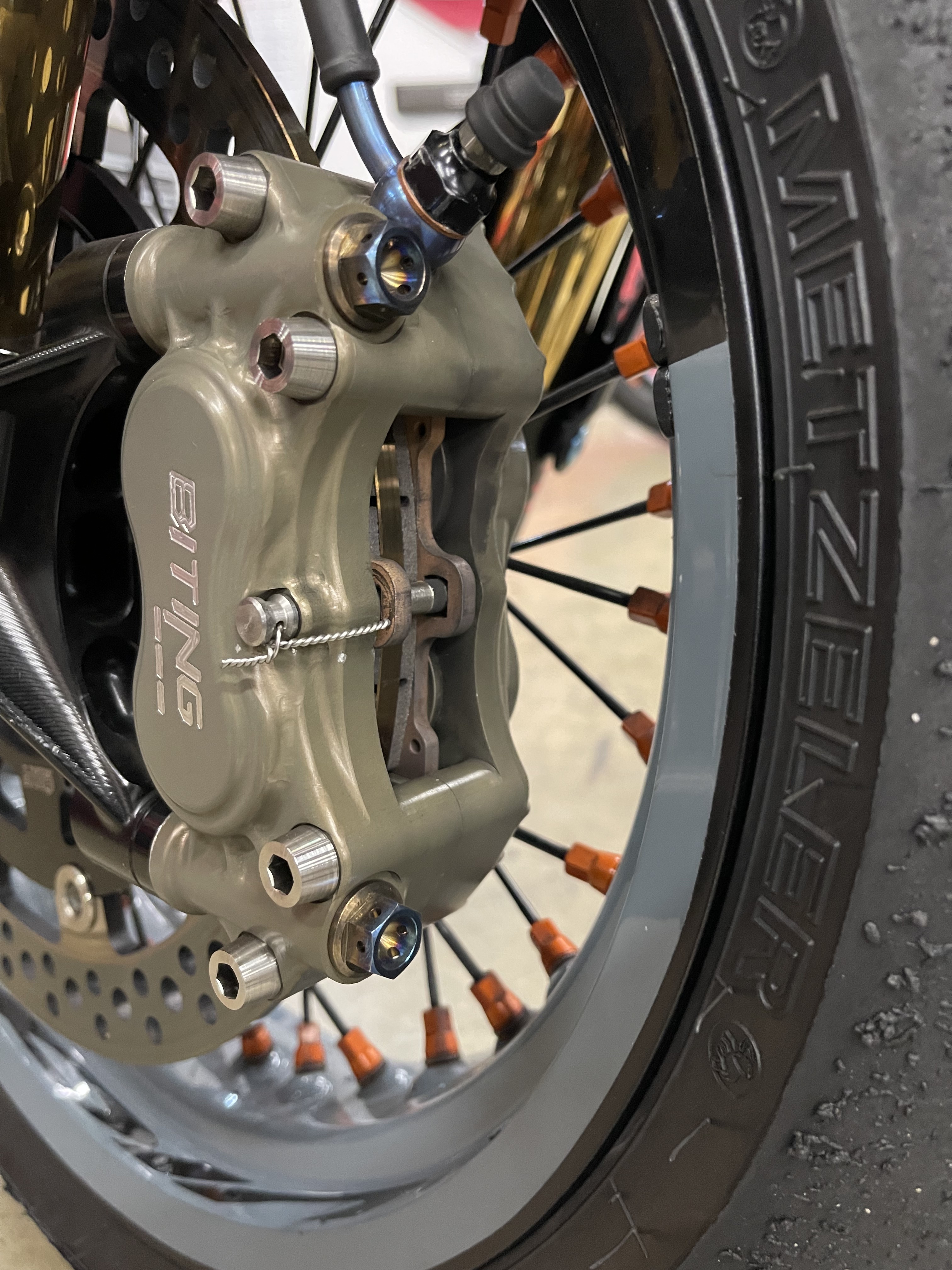 Biting Performance Billet 108mm Racing Caliper - Left Side