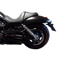 Bitubo Road Rear Twin Shocks For Harley Davidson V-ROD N.R. Special 2007 - 2016 ( 321mm ) ( Chrome )