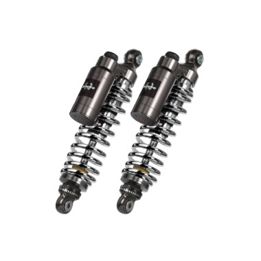 Bitubo Road Rear Twin Shocks ( Piggy Back Tank ) For Harley Davidson V-ROD N.R. Special 2007 - 2016 ( 321mm ) ( Chrome Springs ) Bitubo Road Rear Twin Shocks ( Piggy Back Tank ) For Harley Davidson V-ROD N.R. Special 2007 - 2016 ( 321mm ) ( Chrome Springs )