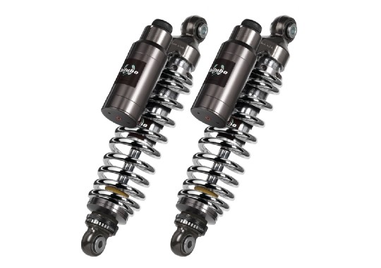 Bitubo Road Rear Twin Shocks ( Piggy Back Tank ) For Harley Davidson XL 1200C 2011 - 2018 ( Chrome Spring ) ( 290mm)