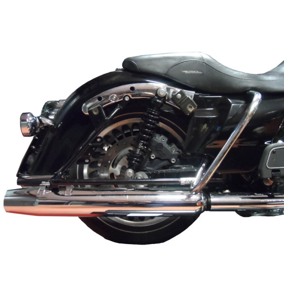 Bitubo Road Rear Twin Shocks For Harley Davidson Road King  1999 - 2008 ( 306mm , Black )