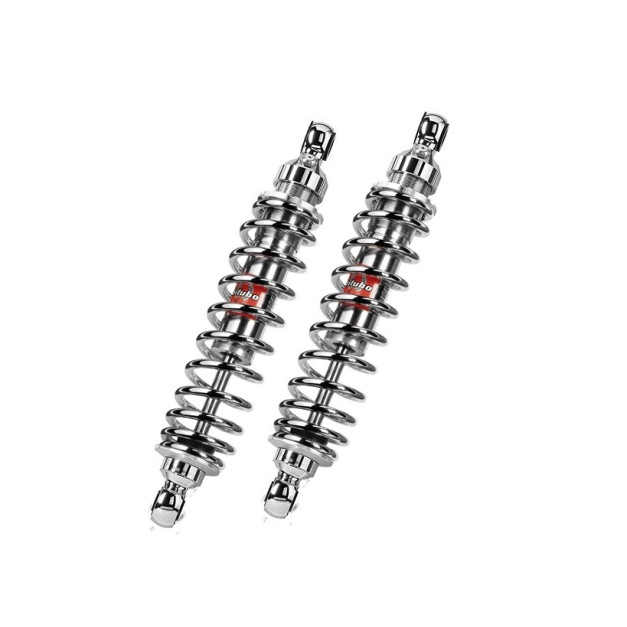 Bitubo Road Rear Twin Shocks For Moto Guzzi V7 III Stone Night Pack 2019 - 2020 ( Chrome )