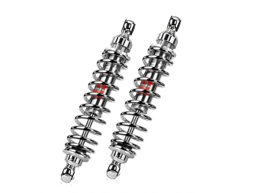 Bitubo Road Rear Twin Shocks For Harley Davidson Road Glide 2004 - 2008 ( 331mm , Chrome )