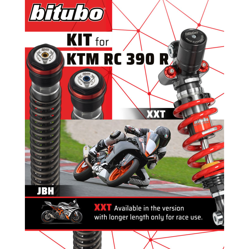 Bitubo Pressurized Cartridge Kit For KTM RC390R