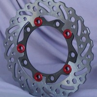BrakeTech Axis Stainless Steel Rear Floating Brake Rotor - Kawasaki Sportbikes BrakeTech Axis Stainless Steel Rear Floating Brake Rotor - Kawasaki Sportbikes