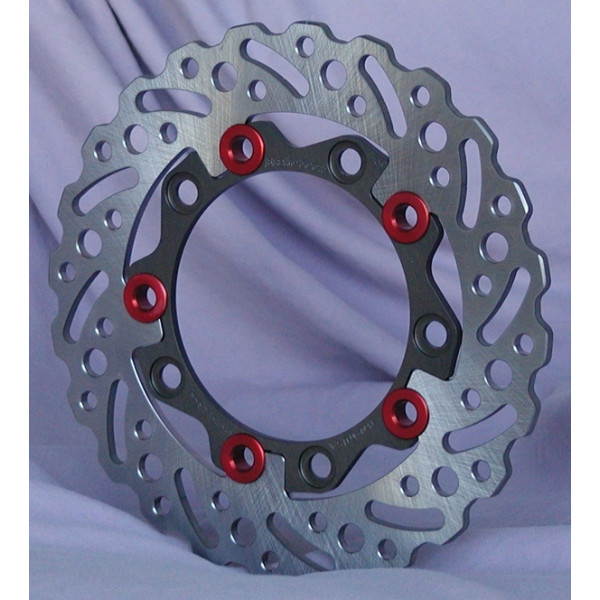 BrakeTech Axis Stainless Steel Rear Floating Brake Rotor - Ducati Panigale 1199 / 1299 / V4 BrakeTech Axis Stainless Steel Rear Floating Brake Rotor - Ducati Panigale 1199 / 1299 / V4