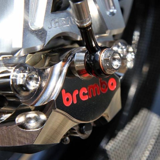 Brembo - Nickel Billet CNC Rear Caliper, 84mm Spacing - 120.A441.40