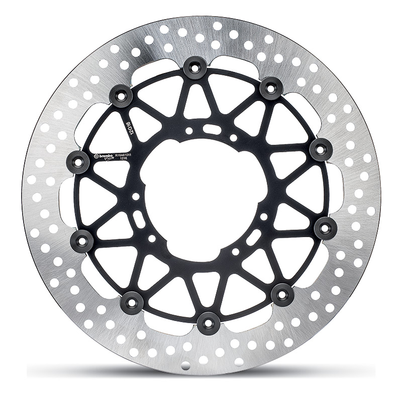 Brembo Supermoto Full Floating Racing Rotor 320mm x 5.5mm - KTM / Husqvarna / Gas Gas - 125 / 250 / 300 / 450 / 500 Brembo Supermoto Full Floating Racing Rotor 320mm x 5.5mm - KTM / Husqvarna / Gas Gas - 125 / 250 / 300 / 450 / 500