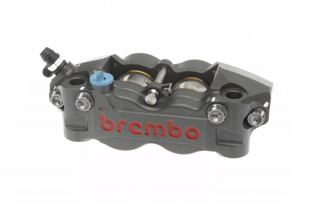 Brembo 108mm Radial-Mount Billet 2-Piece 32/36 GP Caliper with Titanium Pistons (Left)