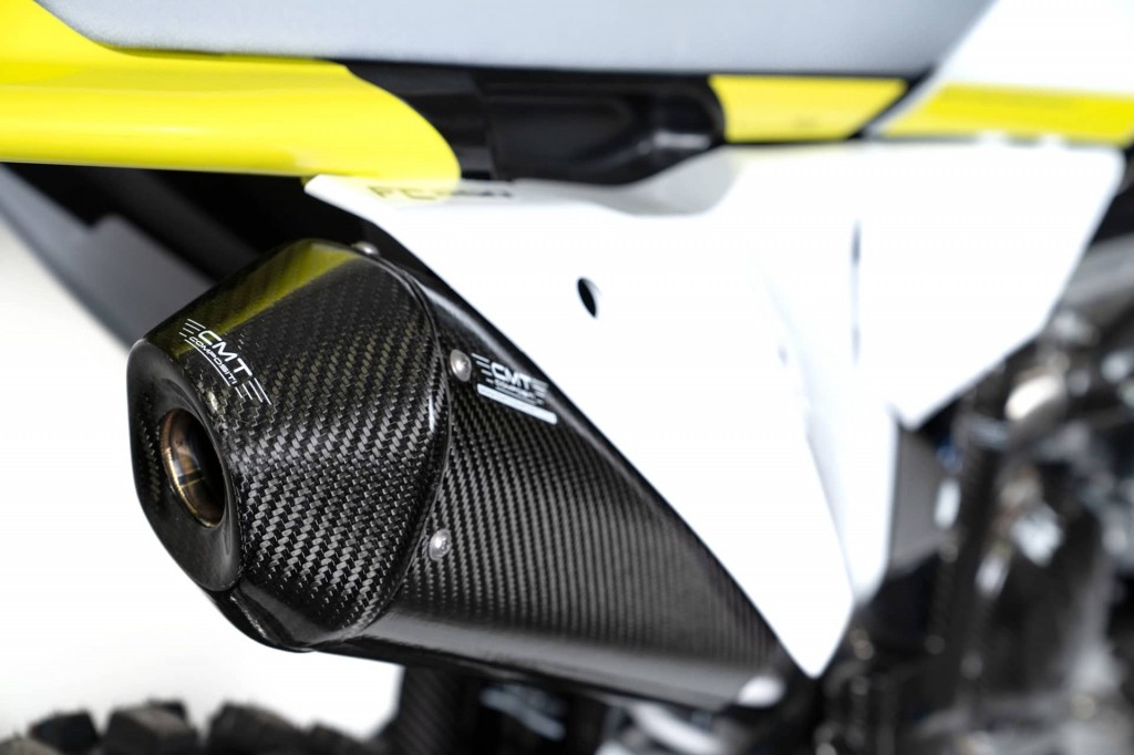 CMT Compositi Carbon Cap Exhaust Cover for KTM / Husqvarna / GAS GAS