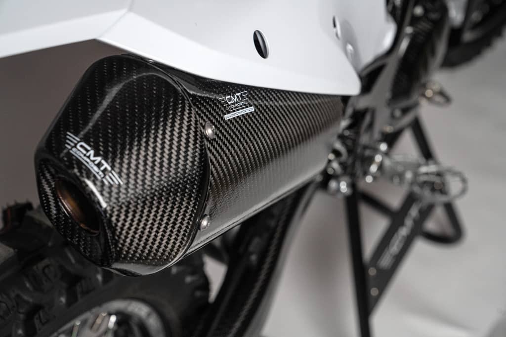 CMT Compositi Carbon Exhaust Guard for KTM SMR 450 / SXF / Husqvarna FC / FS  (2023)
