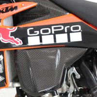 CMT Compositi Carbon Fiber Lower Tank Cover for KTM EXC-F, XCF-W CMT Compositi Carbon Fiber Lower Tank Cover for KTM EXC-F, XCF-W