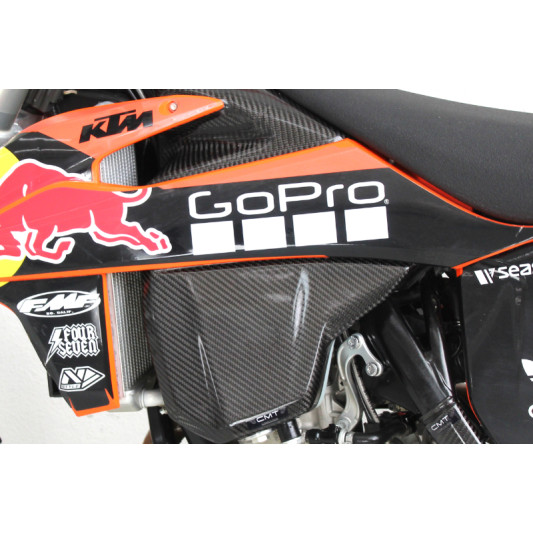 CMT Compositi Carbon Fiber Lower Tank Cover for KTM EXC-F, XCF-W