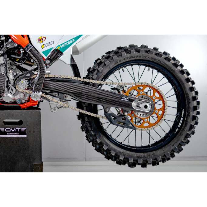CMT Compositi Carbon Fiber Swingarm Cover Set for KTM EXC-F, XCF-W, XC-W, XC-F, XC, EXC