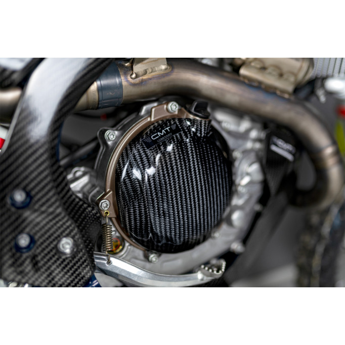 CMT Compositi Carbon Fiber Clutch Cover for 2020-2021 KTM 450s CMT Compositi Carbon Fiber Clutch Cover for 2020-2021 KTM 450s