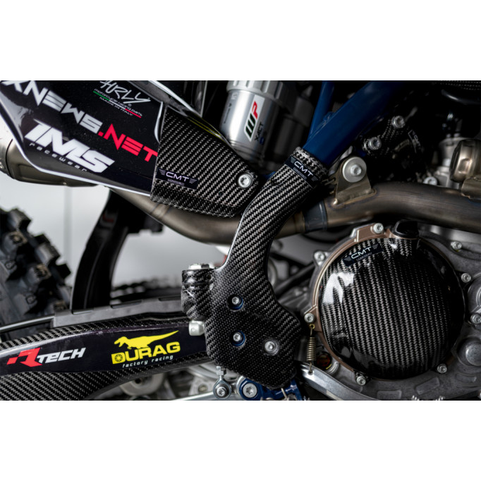 CMT Compositi CARBON FRAME GUARDS for HUSQVARNA FC 450 2019 - 2021 CMT Compositi CARBON FRAME GUARDS for HUSQVARNA FC 450 2019 - 2021
