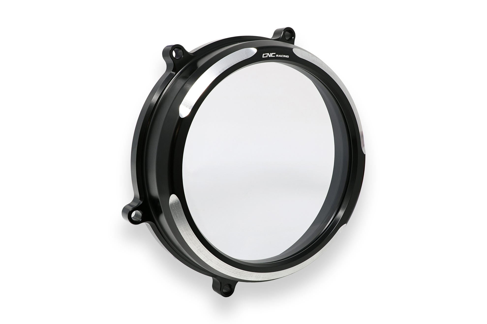CNC Racing Clear Oil Bath Clutch Cover (Bi-Color) - Ducati Panigale 1299/1199/959 Superleggera