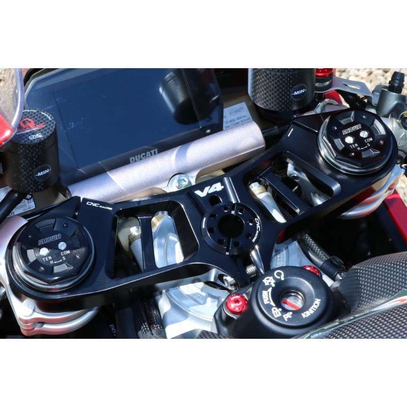 CNC Racing Upper Triple Clamp Kit - Ducati Panigale V4 / S / R / Speciale