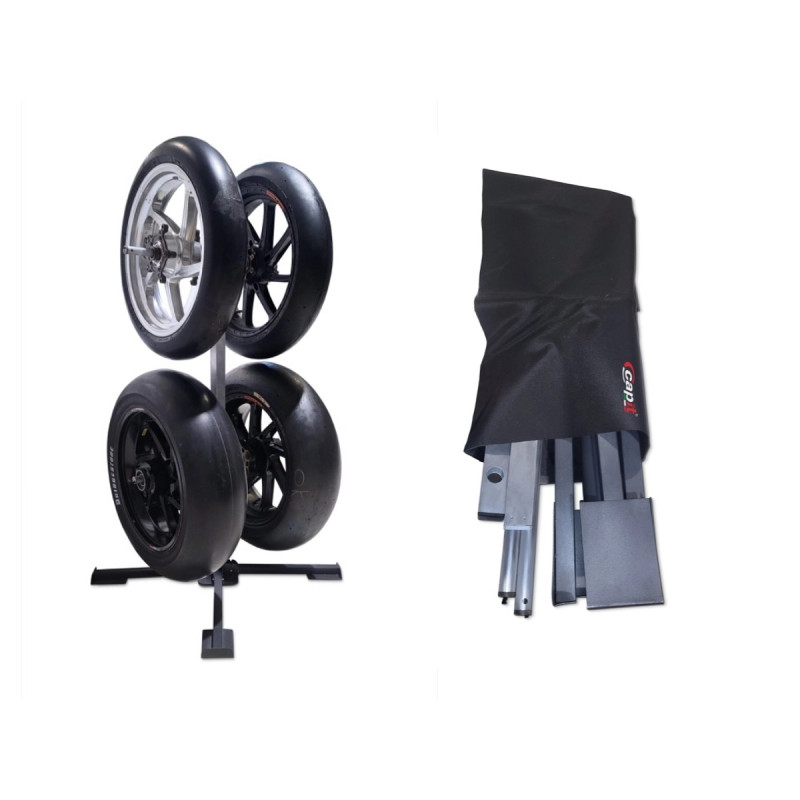 CapIt Totem 4 Collapsible Tire & Wheels Rack