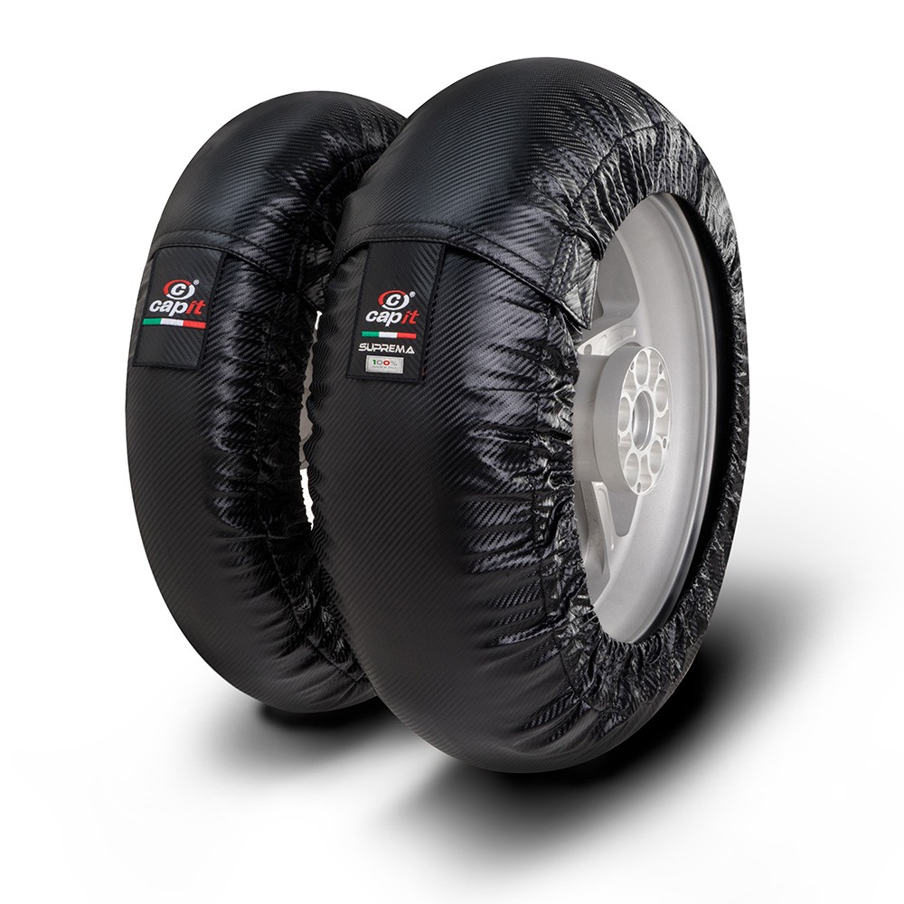 CapIt Suprema Spina Teflon Tire Warmers - Carbon Fiber