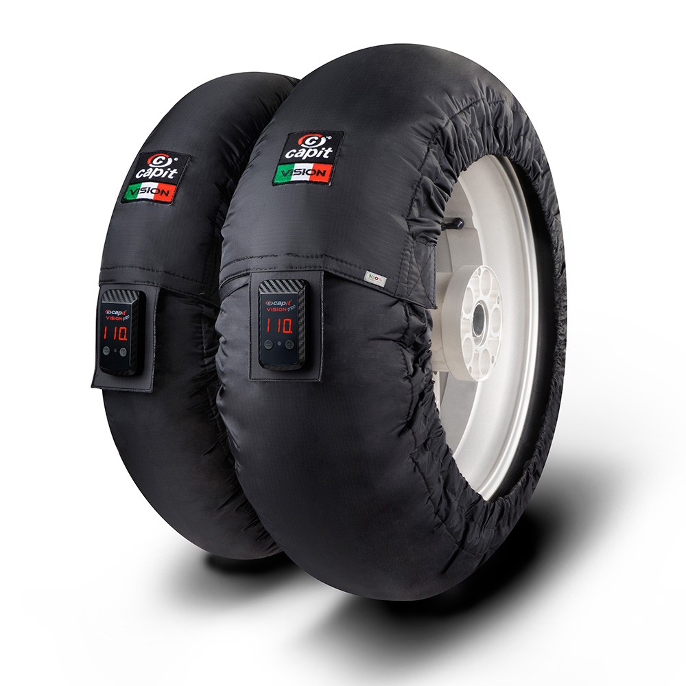 CapIt Suprema Vision Pro Digital Tire Warmers - Multiple Color Options