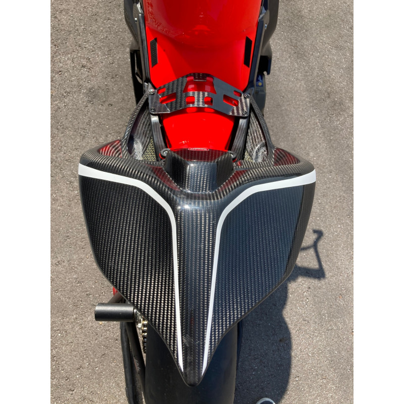 Carbon Fiber Subframe / Monocoque Tail Assembly - Ducati Panigale V4 R / V4 S / V4 SP / Superleggera