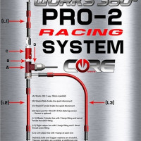 Core Moto Works 360 Pro-2 Front Brake Line System | Kawasaki | ZX