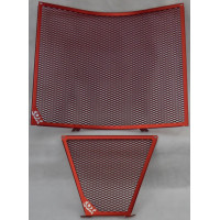 Cox Racing Group Red Radiator and Oil Cooler Guard Set  2017+ GSX-R1000 / GSX-R1000R