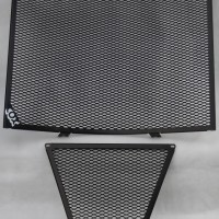 Cox Racing Group Black Radiator and Oil Cooler Guard Set  2017+ GSX-R1000 / GSX-R1000R