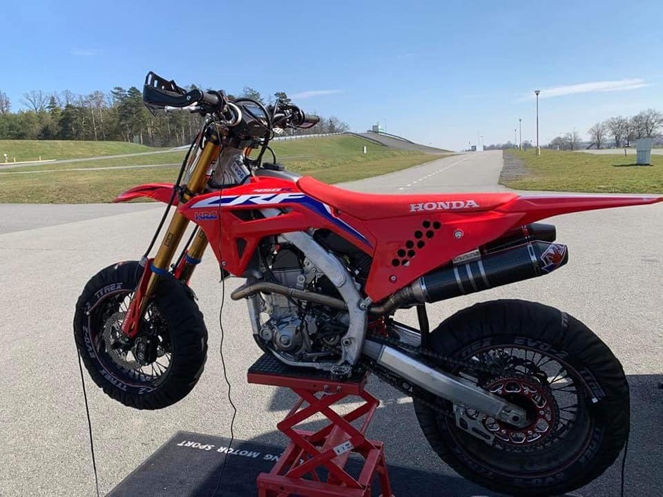DVR Dual Titanium / Carbon Exhaust System For Honda CRF 450 2021+
