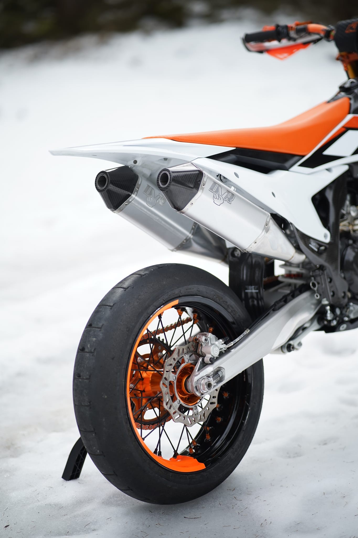DVR Dual Titanium Exhaust System For KTM 450 SMR 2023+