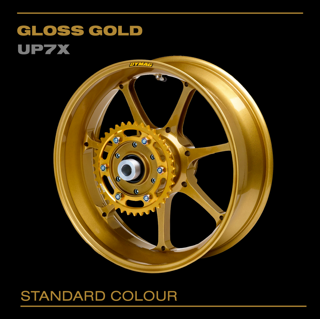Dymag Ultra Pro UP7X Forged Aluminum Wheels - Gold - 2015-25 Yamaha YZF-R1 / R1M
