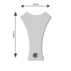Eazi-Grip EVO Traction Tank Pads | Center Tank Pad | Design B Eazi-Grip EVO Traction Tank Pads | Center Tank Pad | Design B