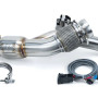 Evolution Powersports Racing Shocker Electric Side-Dump Down Pipe with Bullet Muffler | CAN-AM Maverick R (2024-2026)