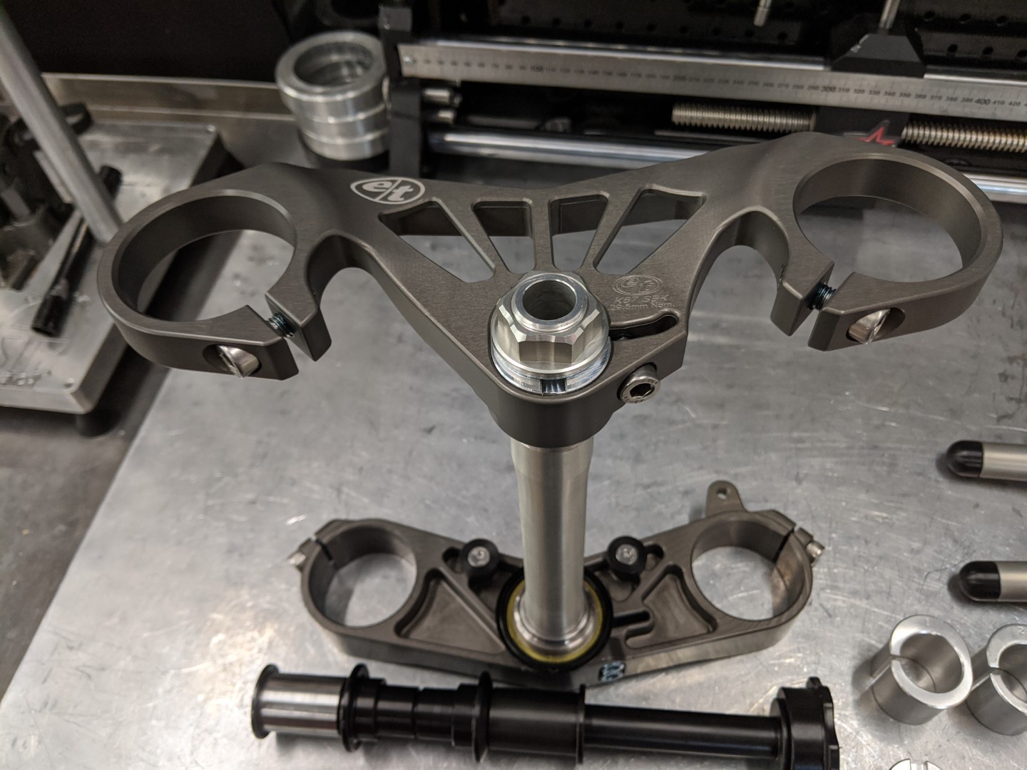 Evol Technology Pro-Flex Adjustable Superbike Fork Triple Clamp Kit - 2020+ BMW S1000RR