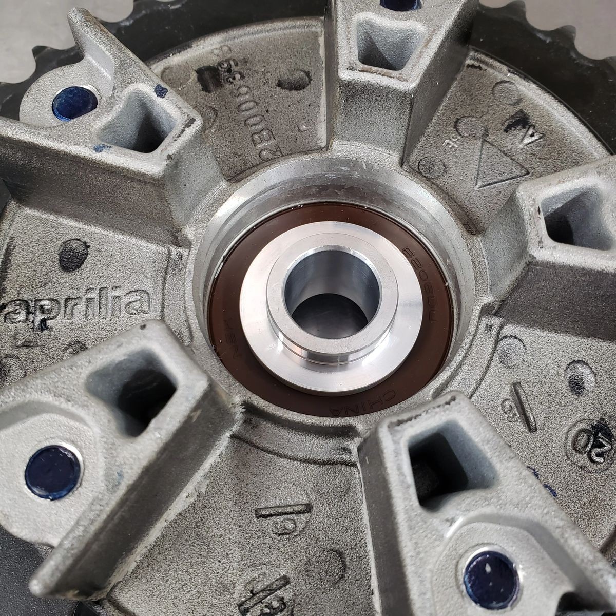 Fast Frank Racing Rear Inner Sprocket Carrier Spacer For The Aprilia RS 660 2021