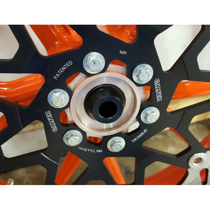 Fast Frank Racing 15+ KTM RC390 / Duke 390 Captive Front Wheel Spacers Fast Frank Racing 15+ KTM RC390 / Duke 390 Captive Front Wheel Spacers