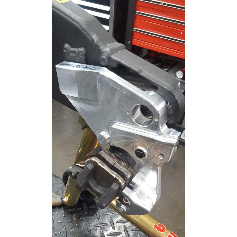 Fast Frank Racing 13-19 Kawasaki ZX-6R / ZX636 Underslung Captive Caliper Bracket