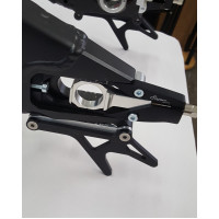 Fast Frank Racing 17+ Yamaha YZF-R6 Captive Rear Caliper Bracket with Lightech Chain Adjusters