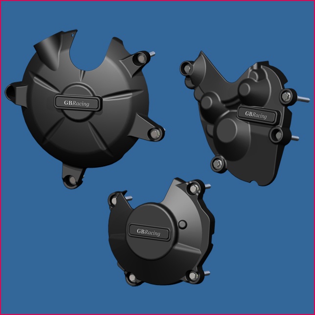 GB Racing 07-08 Kawasaki ZX-6R Engine Cover Set GB Racing 07-08 Kawasaki ZX-6R Engine Cover Set