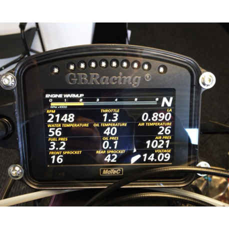 GB Racing Motec C125 Dash Protector