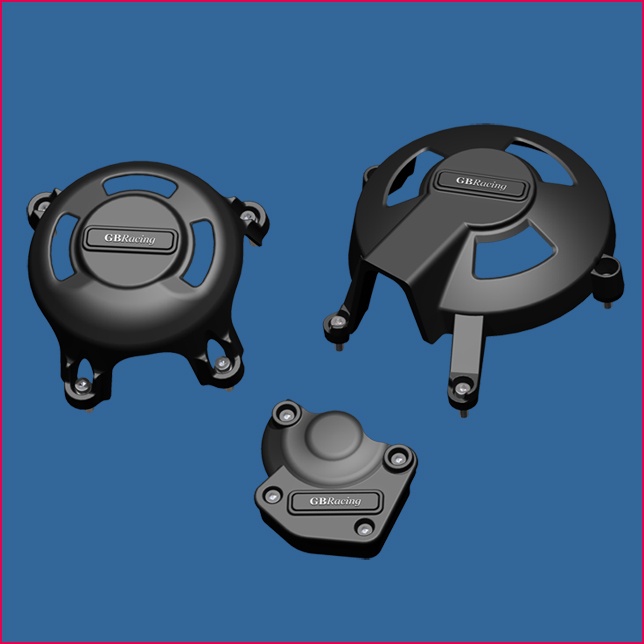  GB Racing 06-10 Triumph Daytona 675 Engine Cover Set Factory Kit