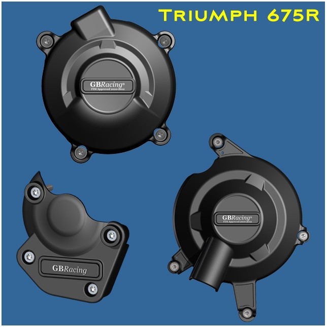  GB Racing 11-16 Triumph Street Triple / R  675 Engine Cover Set