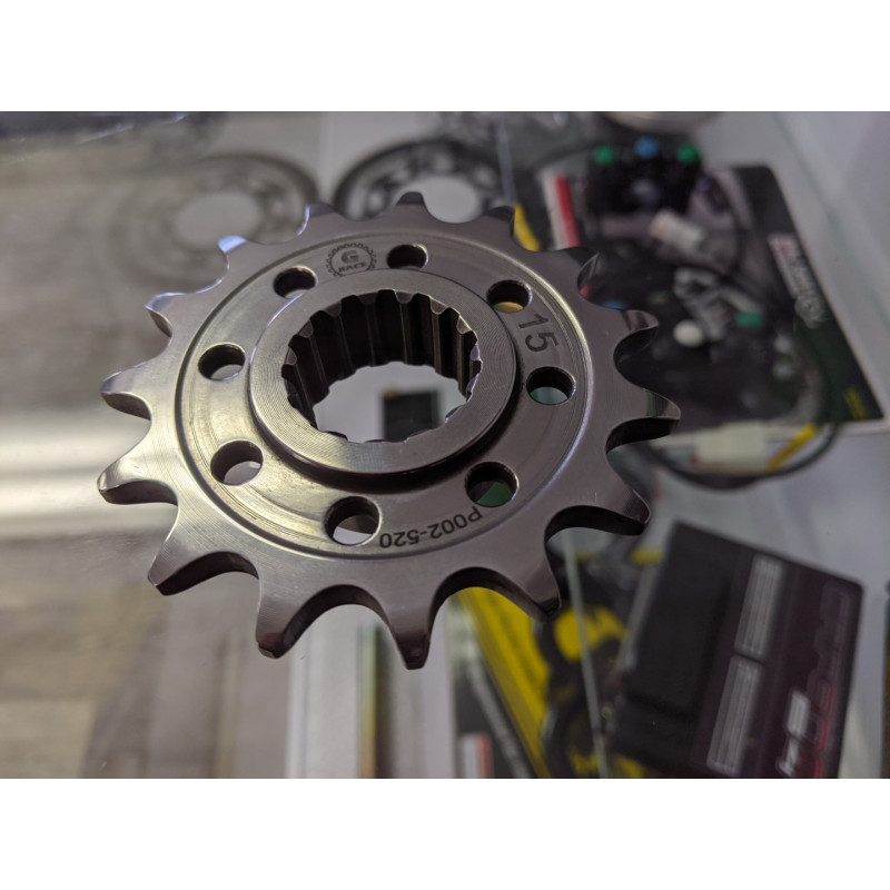 Gandini Race Billet Burnished Steel Superfinished Superlight Front Sprocket - Ducati V4 / V4 R / V4 S Gandini Race Billet Burnished Steel Superfinished Superlight Front Sprocket - Ducati V4 / V4 R / V4 S