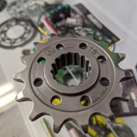 Gandini Race Billet Burnished Steel Superfinished Superlight Front Sprocket - Ducati V4 / V4 R / V4 S