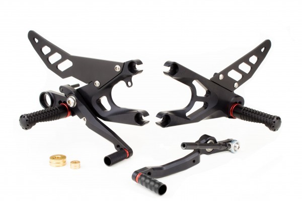 Gilles Tooling FXR Aluminum Rearsets | Standard shift | Yamaha R6 (2017-2020)