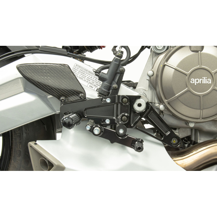 Graves Motorsports Adjustable Rearsets Kit - Aprilia RS 660 (2021-2023) Graves Motorsports Adjustable Rearsets Kit - Aprilia RS 660 (2021-2023)