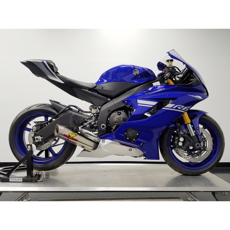 Graves Motorsports Yamaha YZF-R6 Full Titanium WORKS 7 Exhaust (2006+) Graves Motorsports Yamaha YZF-R6 Full Titanium WORKS 7 Exhaust (2006+)